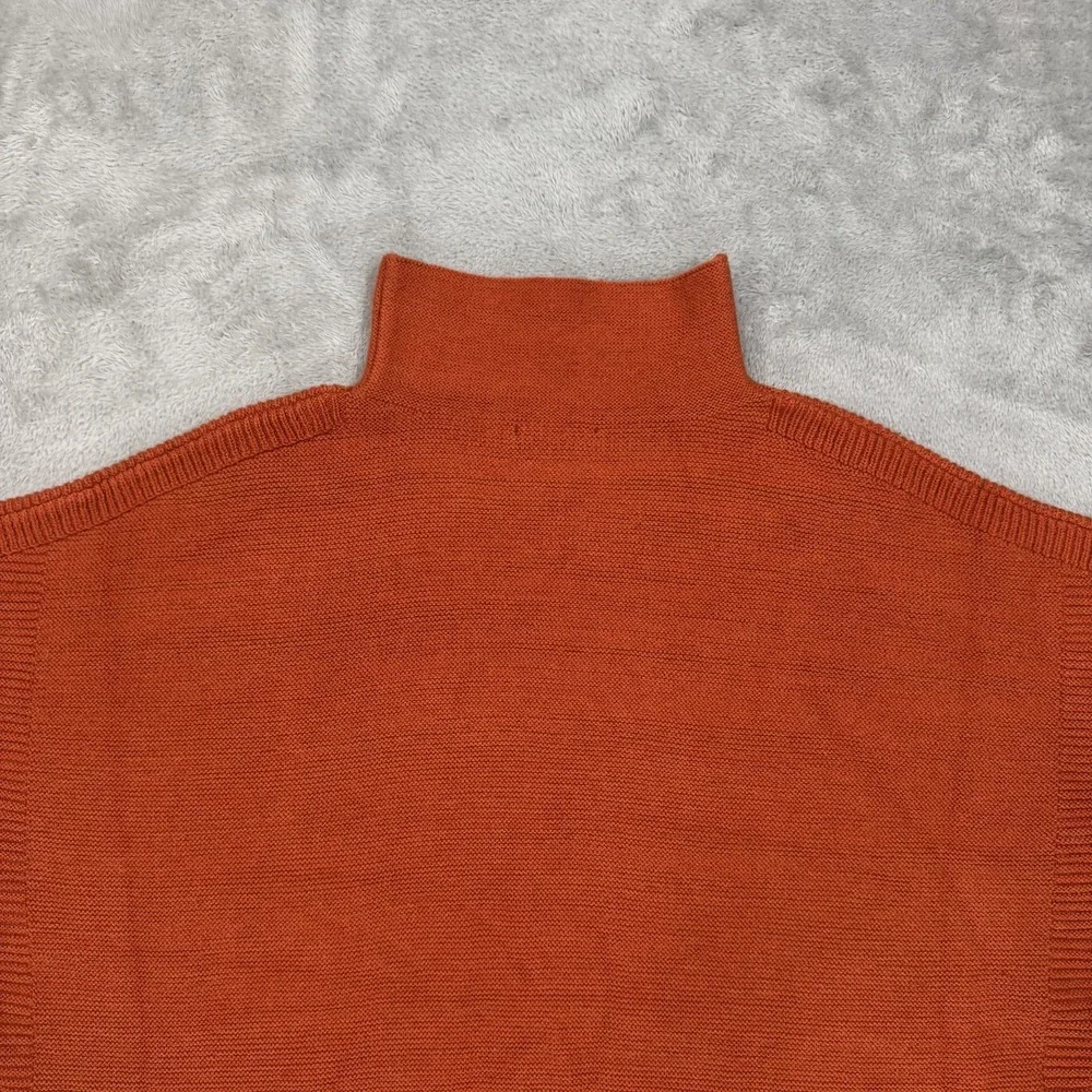 Kerisma Sweater Womens‎ One Size Orange Red Wool Blend Oversized Split Sleeve
